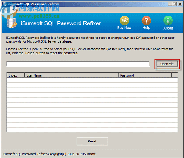 iSumsoft SQL Password Refixer(密码重置软件)