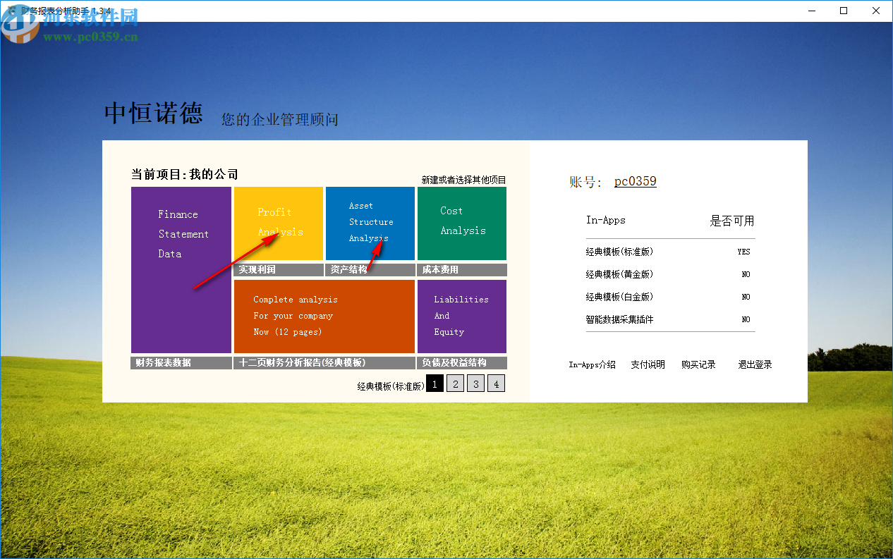 中恒诺德财务报表分析助手