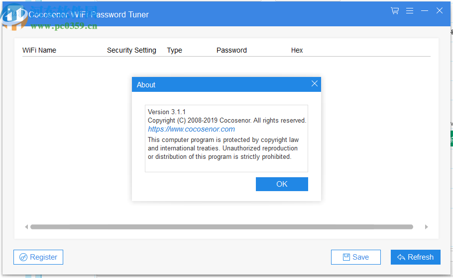 Cocosenor WiFi Password Tuner(WiFi密码恢复软件)