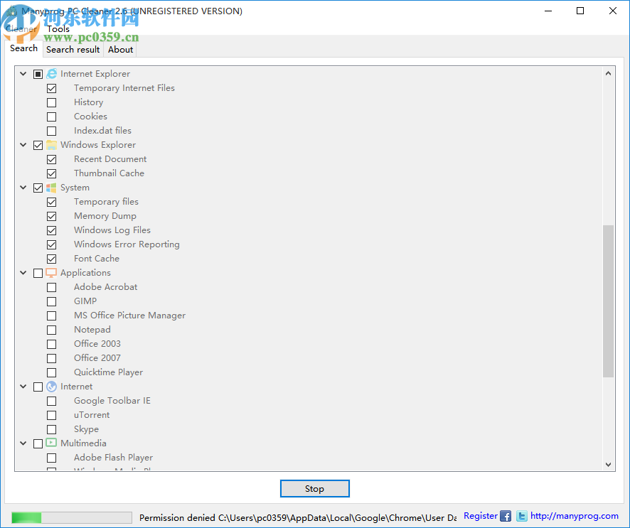 Manyprog PC Cleaner(电脑清理软件)
