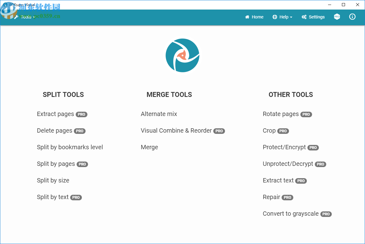PDFsam Visual(PDF可视化工具)