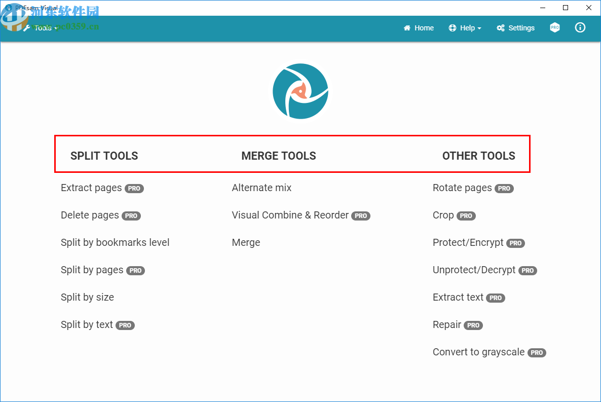 PDFsam Visual(PDF可视化工具)