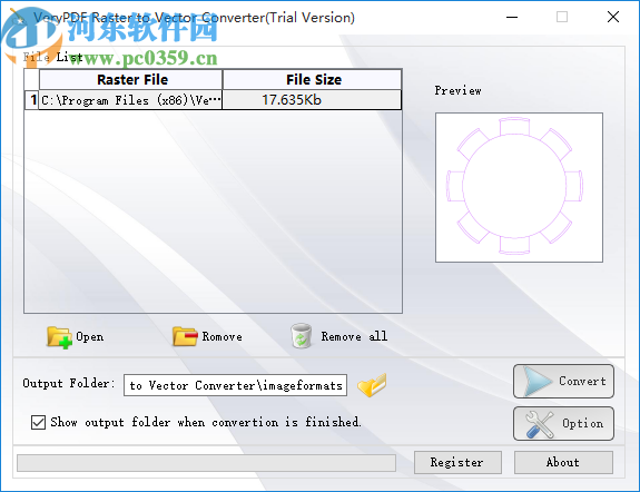 VeryPDF Raster to Vector Converter(光栅到矢量转换工具)