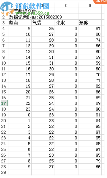 天气实况数据自动记录器