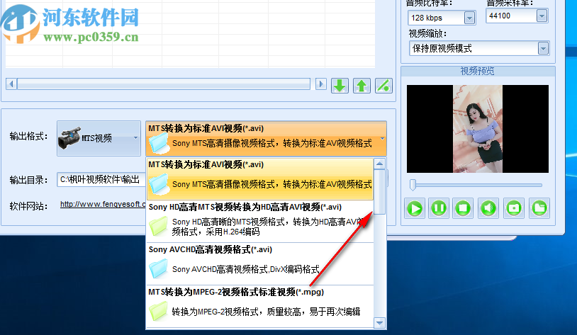 枫叶MTS格式转换器