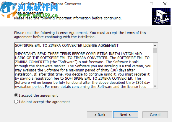 SoftSpire EML to Zimbra Converter(EML转换成Zimbra)