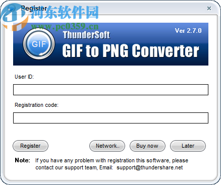 ThunderSoft GIF to PNG Converter(GIF转PNG软件)