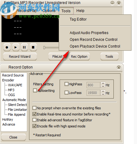 FairStars MP3 Recorder(录音软件)
