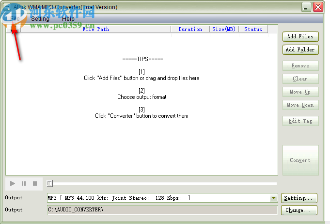 Allok WMA MP3 Converter(音频转换软件)