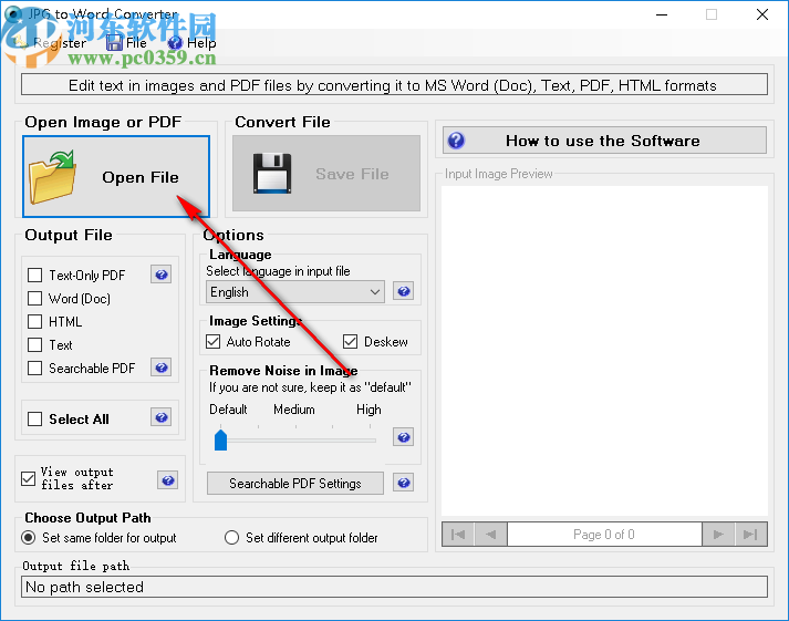JPG to Word Converter(图片转文字工具)