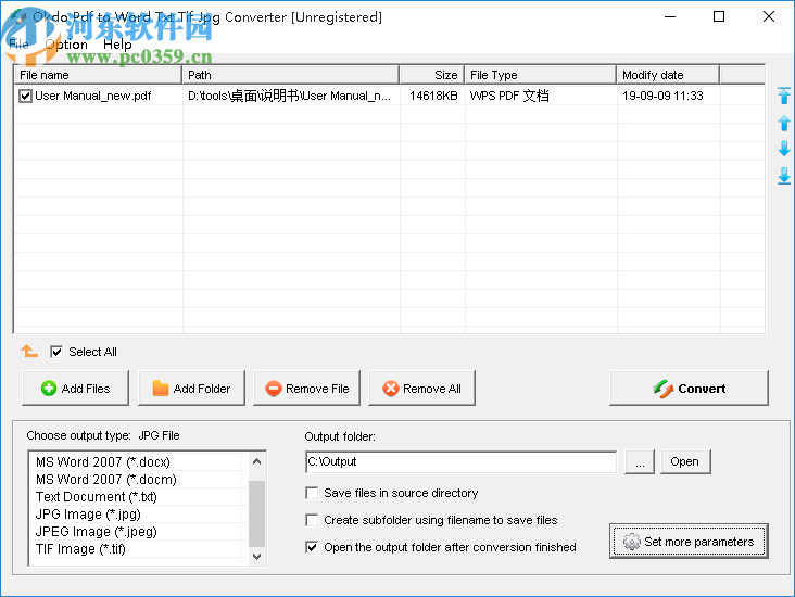 Okdo pdf to Word Txt Tif Jpg Converter