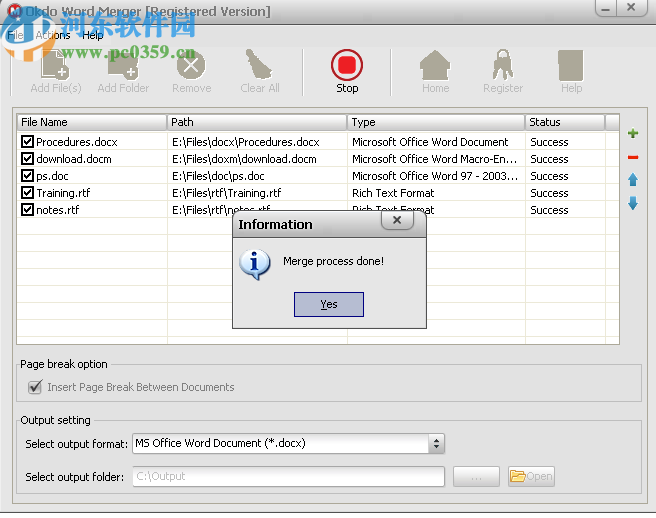 Okdo Word Merger(Word合并软件)