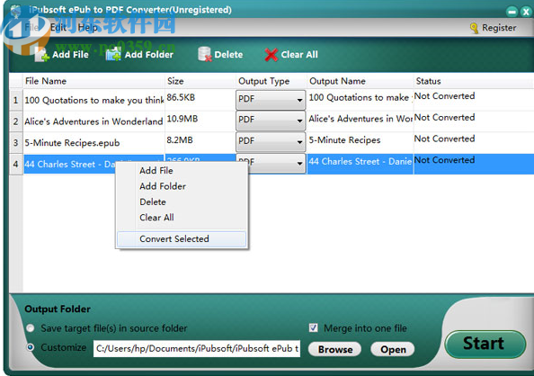 iPubsoft ePub to pdf Converter(ePub转换为PDF工具)