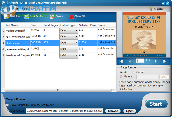 iPubsoft PDF to Excel Converter(PDF转EXCEL)