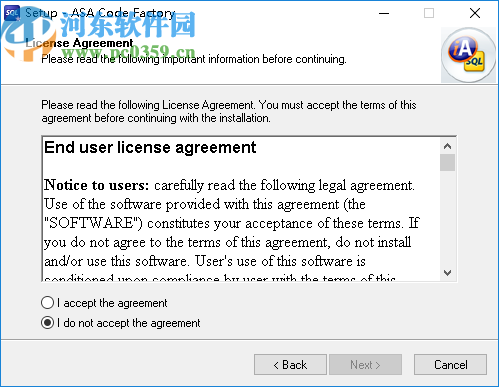 ASA Code Factory(数据库管理工具)