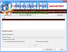 SoftSpire Opera Mail Converter(Opera邮件转换器)