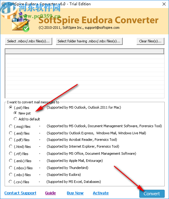 SoftSpire Eudora Converter(Eudora转换器)