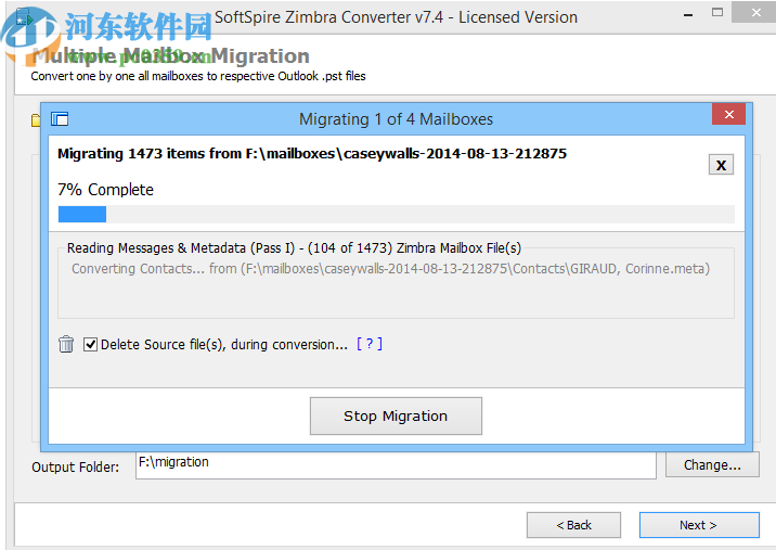 SoftSpire Zimbra Converter(Zimbra转换器)