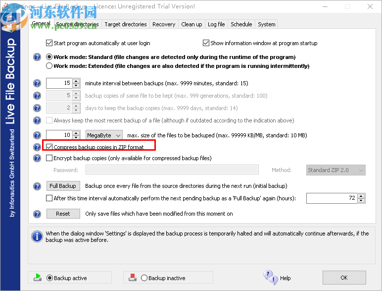 Live File Backup(文件实时备份软件)