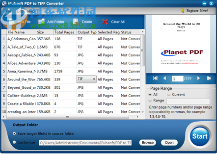 iPubsoft PDF to TIFF Converter(PDF转TIFF工具)