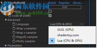 PixelsWorld(像素世界着色器代码渲染AE插件)