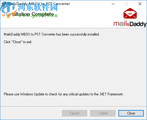 MailsDaddy MBOX To PST Converter