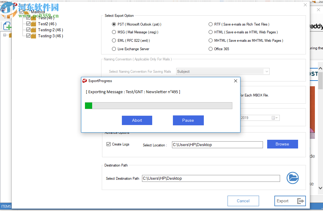 MailsDaddy MBOX To PST Converter