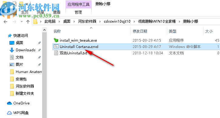 彻底删除WIN10全家桶工具