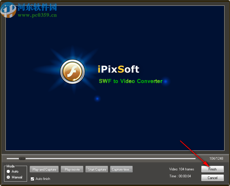 iPixSoft SWF to AVI Converter(SWF到AVI转换器)