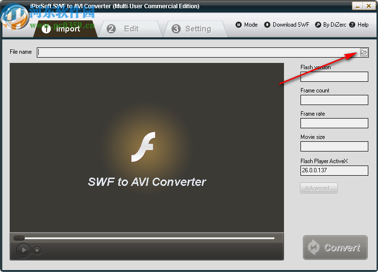 iPixSoft SWF to AVI Converter(SWF到AVI转换器)
