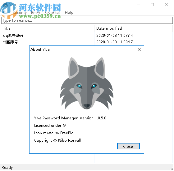 密码管理软件(Ylva)