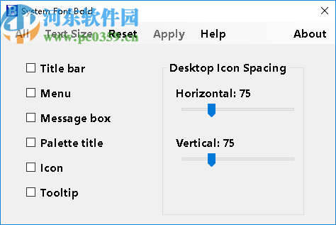 System Font Bold(系统字体设置软件)