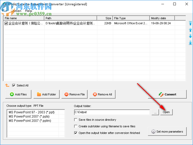Okdo Excel to PowerPoint Converter(Excel转PPT工具)