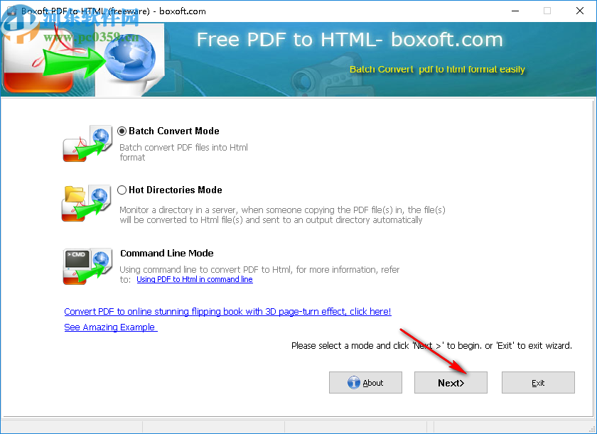 Boxoft PDF to Html(PDF到HTML转换器)