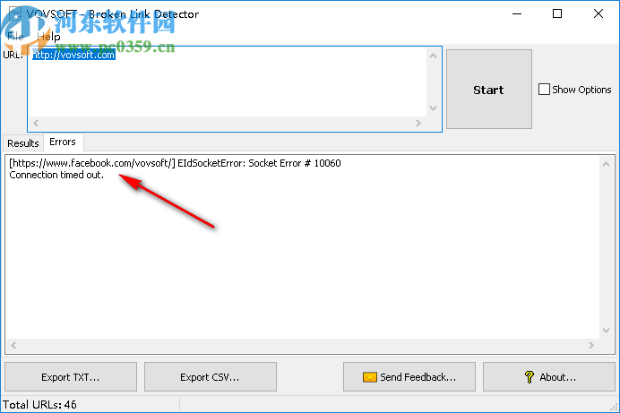 VovSoft Broken Link Detector(网站死链检测软件)