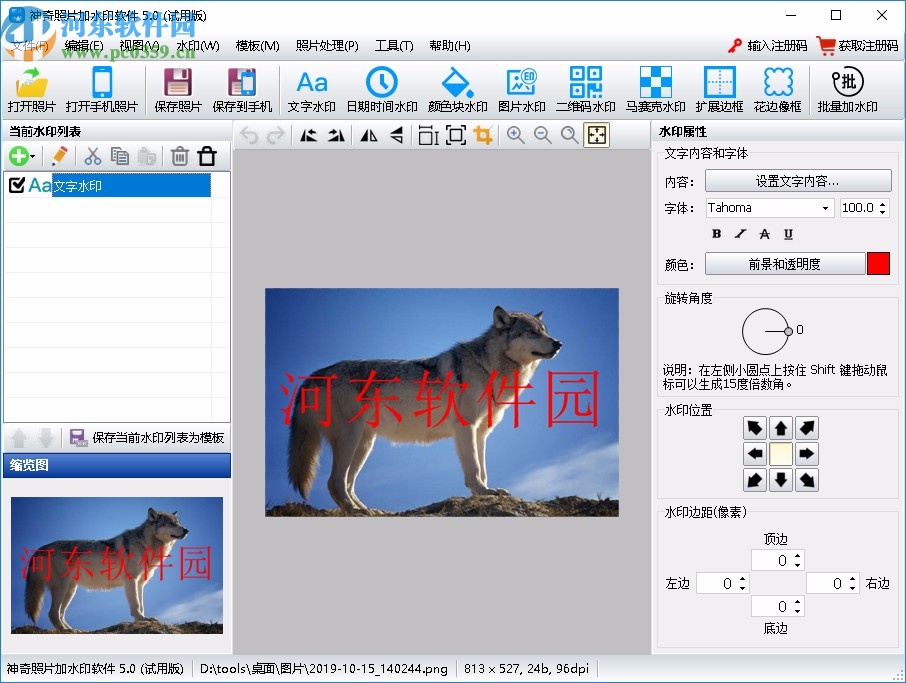 神奇照片加水印软件
