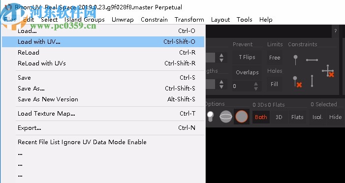 RizomUV Virtual Space(三维模型展UV软件)