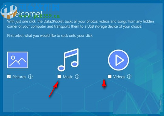 Data2Pocket(多媒体文件转移U盘工具)
