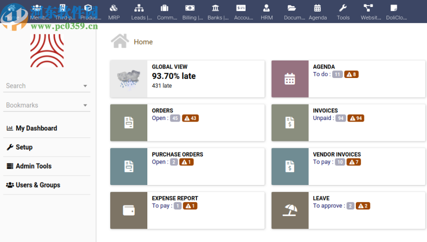 Dolibarr(开源ERP软件)