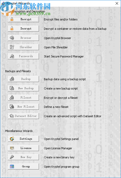 Kryptel Wizard(电脑<a href=https://www.pc0359.cn/y/wjjiami/ target=_blank class=infotextkey>文件加密</a>软件)