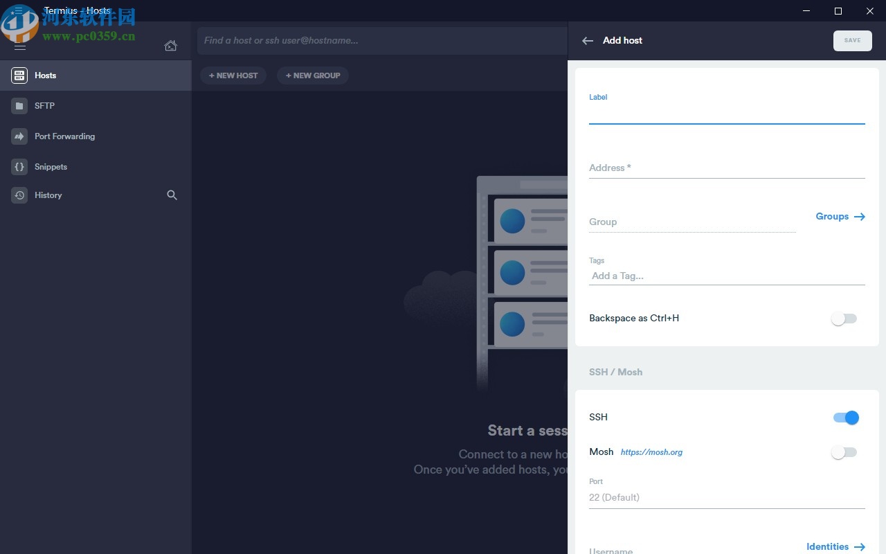 Termius(跨平台SSH工具)