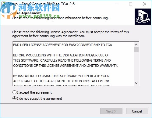 Easy2Convert BMP to TGA(BMP转TGA工具)