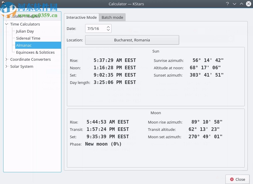 KStars(天文学教育平台)