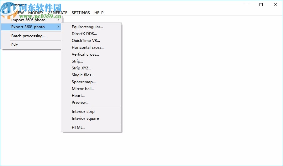 Bixorama(全景照片转换软件)